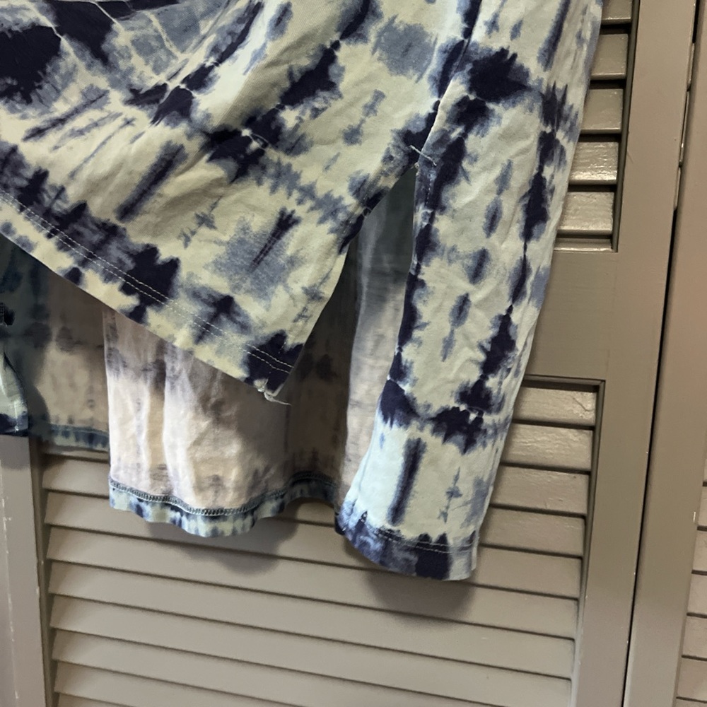 Terra & Sky Blue Tie-Dye Dress - Picture 4 of 5